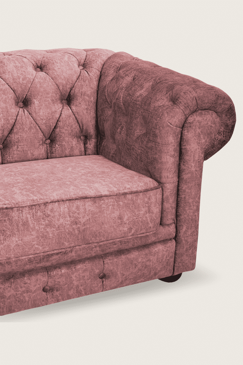 GIO1002 Fabric 3 Seater Chesterfield Sofa Rustica Malaysia