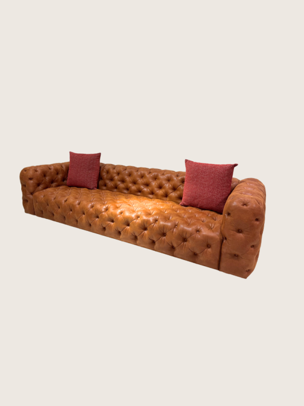 2. P257B Fabric 4 Seater Sofa Col.NF-10(8001200)