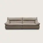 KS-236 4 Seater Sofa | Premium Semi-Aniline Leather