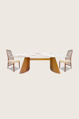 Rustica Marble Dining Set Promotion