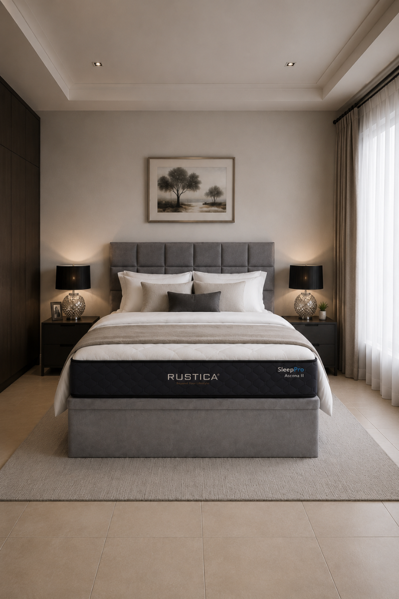 Rustica Sleep Pro Ascona II mattress with background (1)