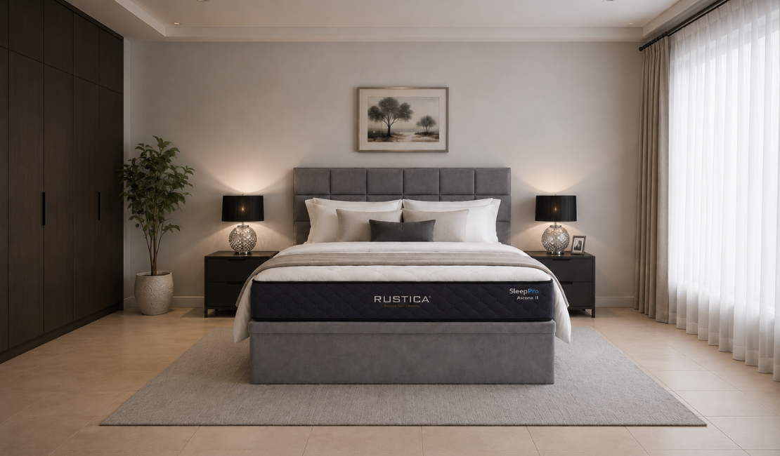 Rustica Sleep Pro Ascona II mattress with background (1110×650)