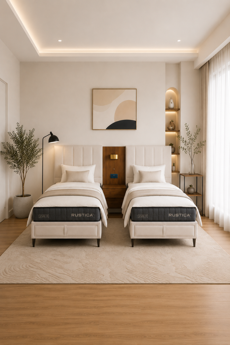 Rustica Zug II mattress with background (1)