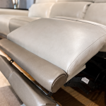 Alden Half Thick Leather 2 + 3 Seater Power Recliner Sofa (details1)