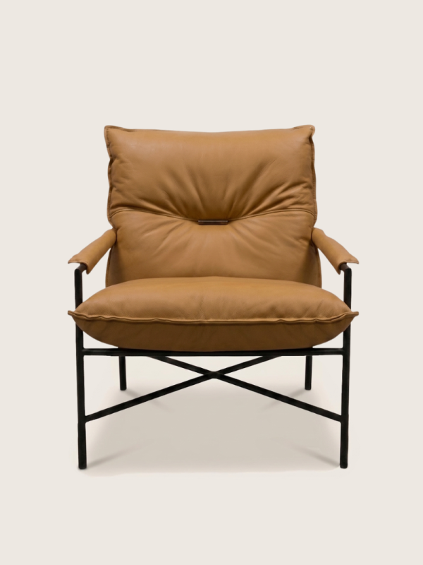 GJY-LEJ-DY-945 Half Leather Arm Chair