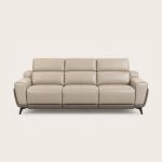 Alden zero gravity power recliner sofa in full leather