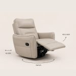 Rustica Full Leather Recliner/Glider+Swivel Sofa - Col. 187405